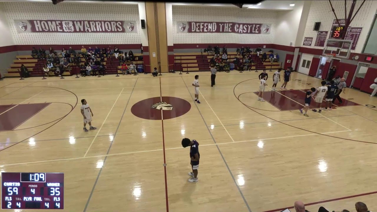 Curtis High School vs wagner Boys' JuniorVarsity Basketball
