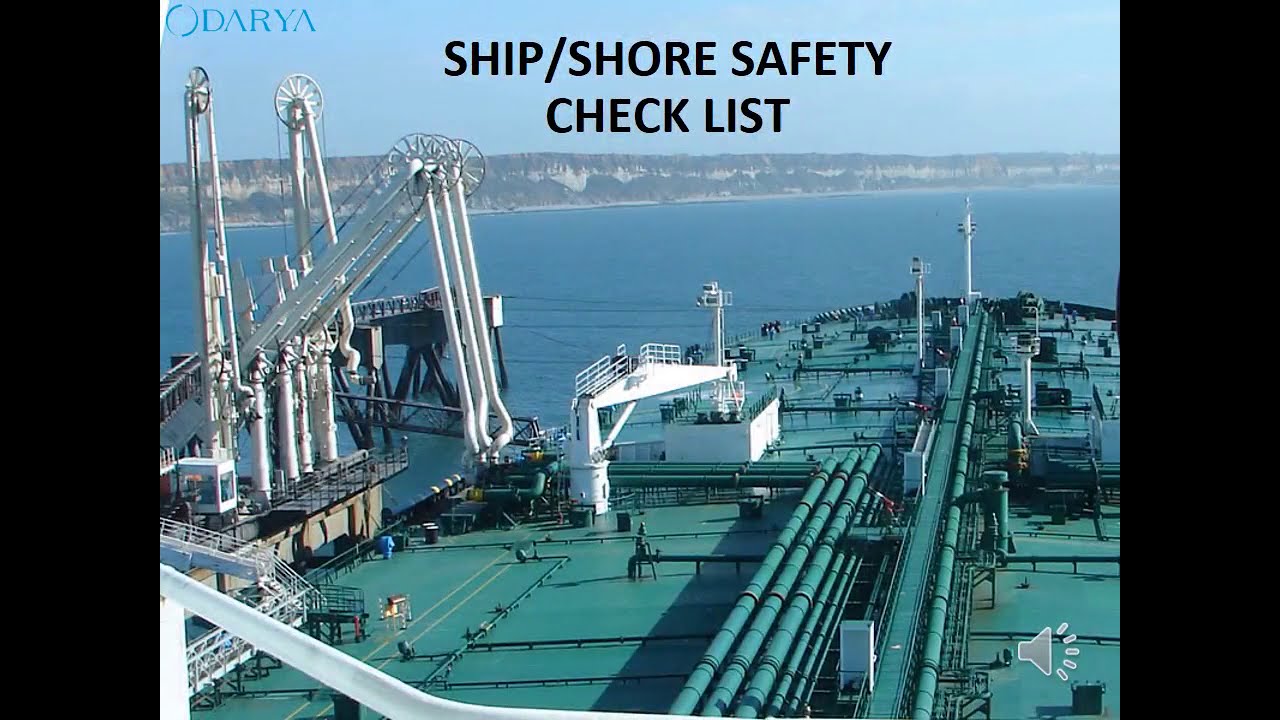 ship shore safety checklist video