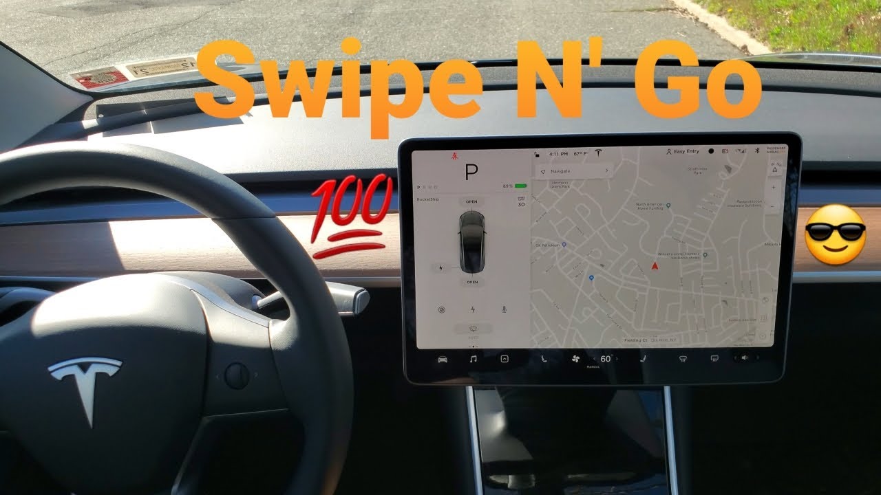Swipe N' Go Shortcut | Tesla Quick Tips