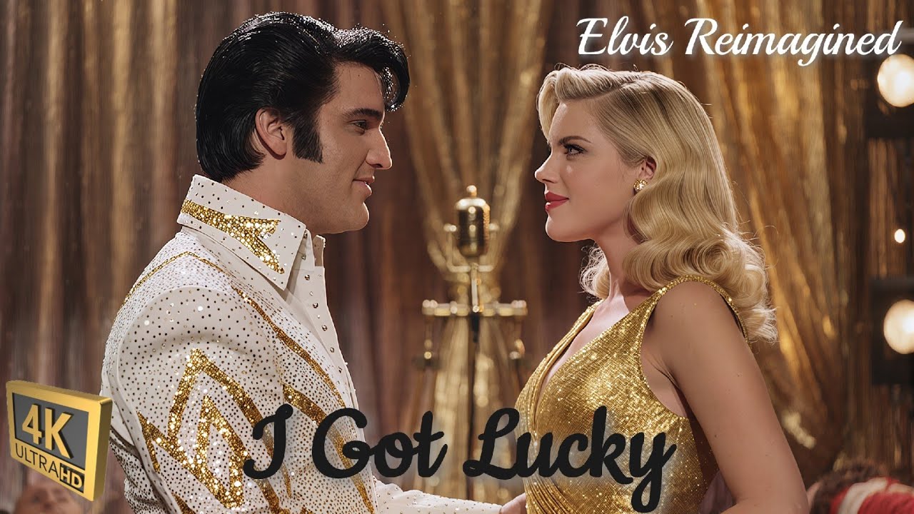 I Got Lucky 🌹🔥 Elvis Presley AI Reimagined | 1950s Magic 🎶