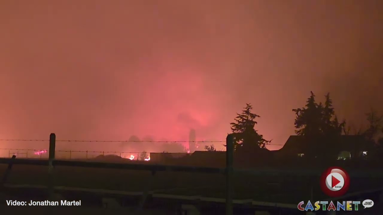 Wildfire overnight Summerland