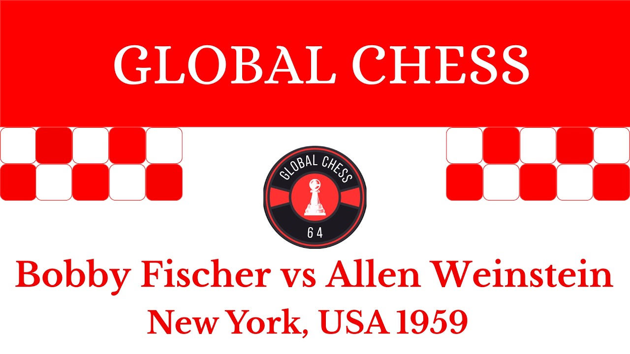 Bobby Fischer vs Allen Weinstein. New York, USA 1959
