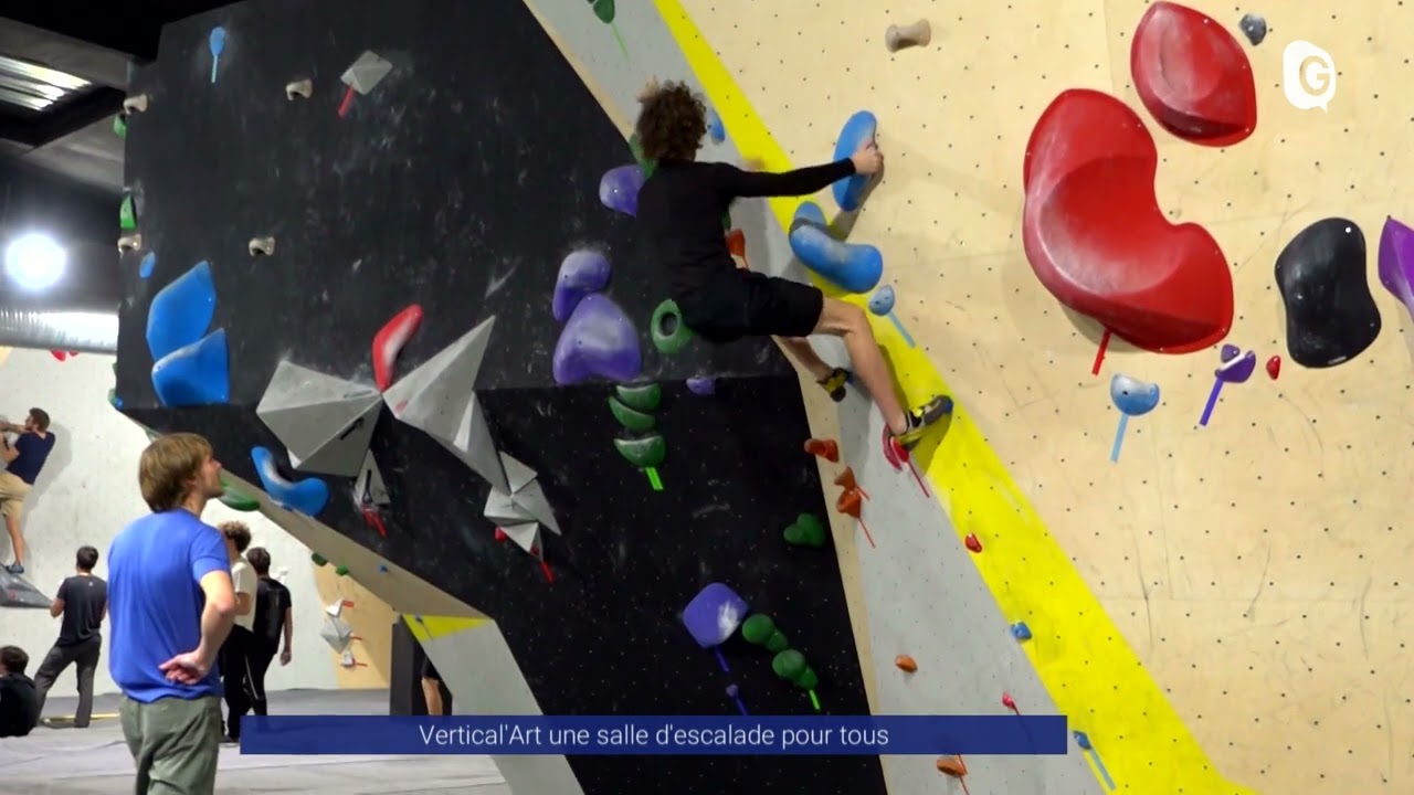 Reportage - Vertical'Art une salle d'escalade pour tous