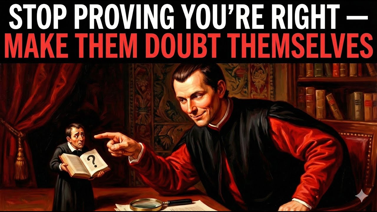 Stop Proving You’re Right — Make Them Doubt Themselves (Power Psychology)