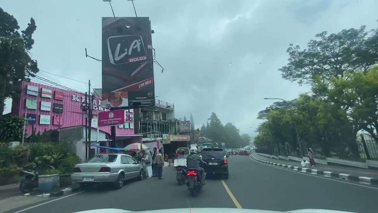 Suasana papajar jalan cianjur cipanas puncak 2026
