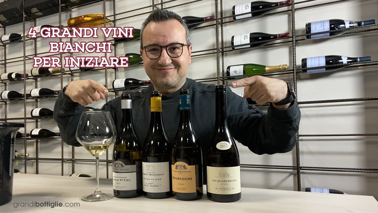 4 grandi vini bianchi per iniziare