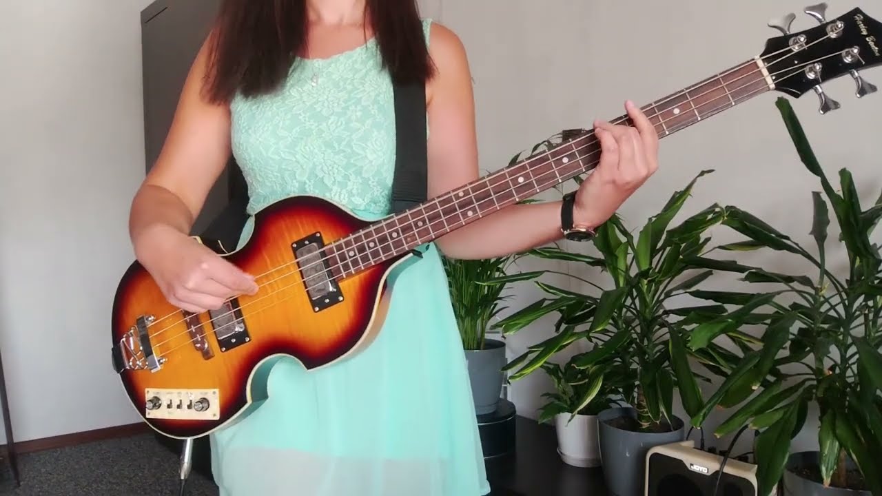I Want You to Want Me (The Shadows) 1964 bass cover/overdub, Harley Benton Beatbass