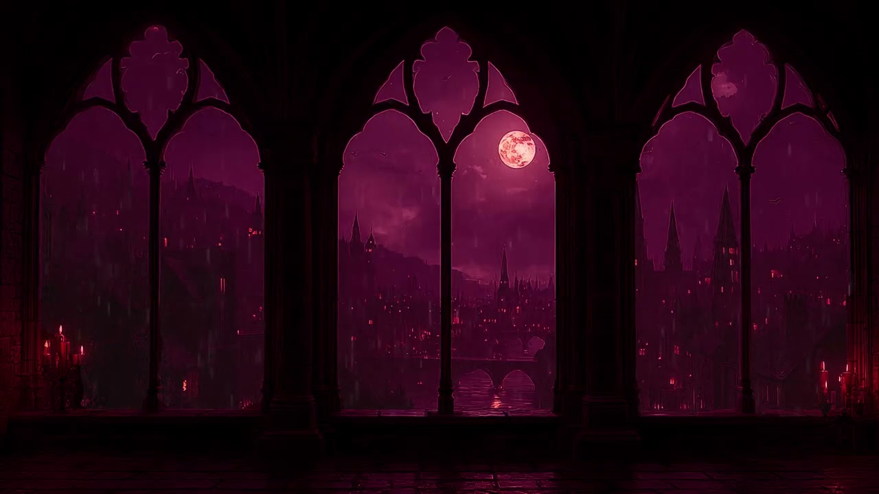 Rain Sounds for Sleep Therapy and Relaxation - Beat Insomnia with Thunder from Ancient Window