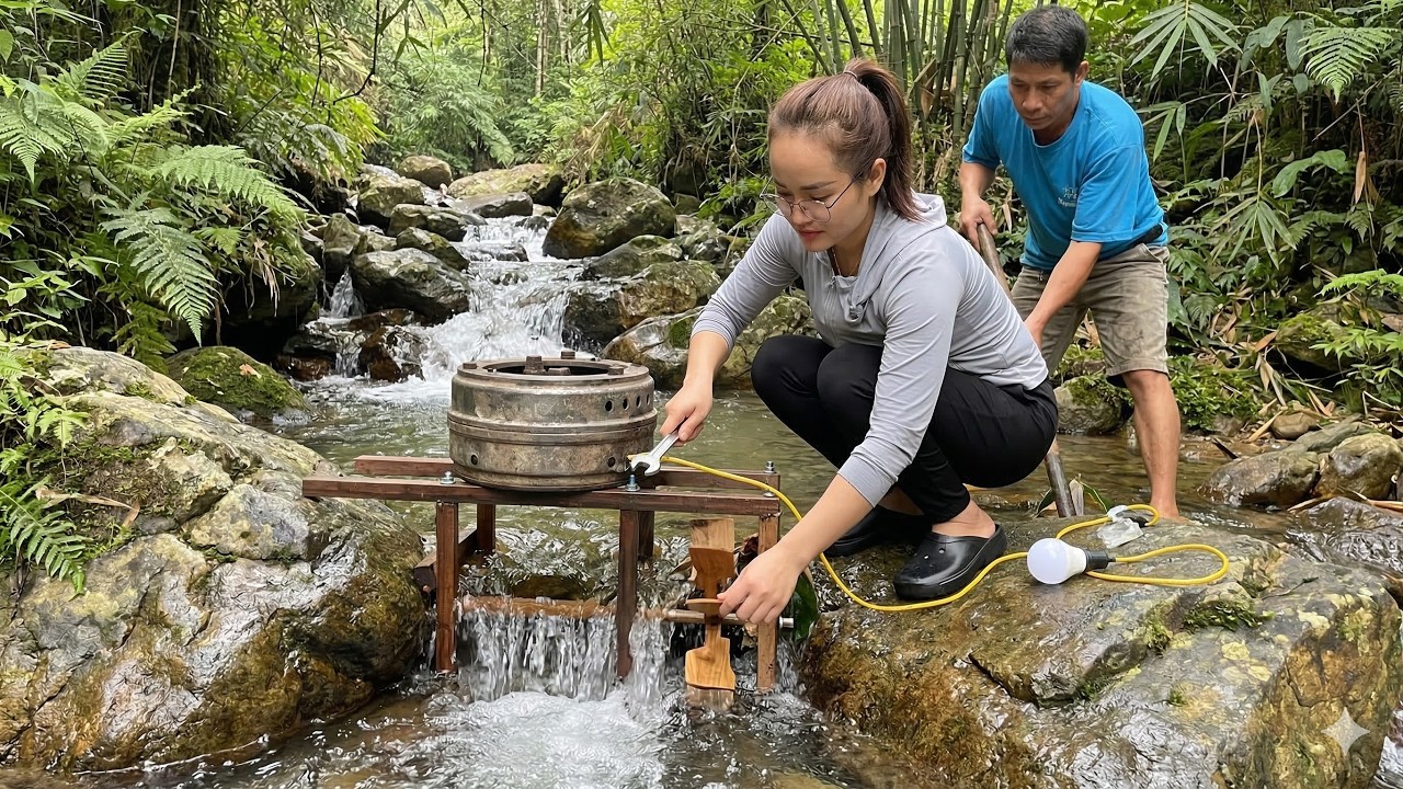 The girl who renovated an abandoned ancient hydroelectric power plant, and the ending