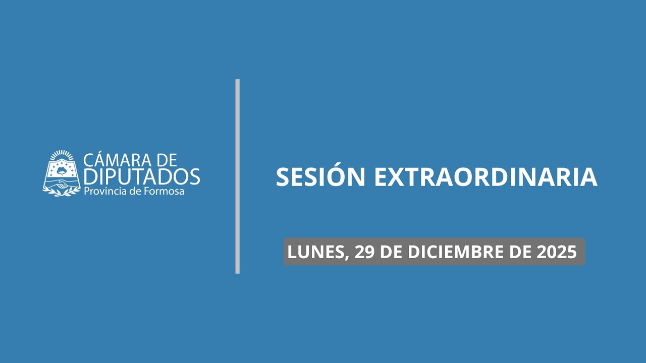 SESION EXTRAORDINARIA 29 DE DICIEMBRE 2025