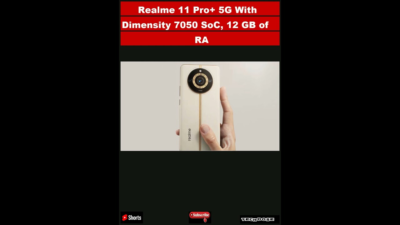 Realme 11 Pro+ 5G With Dimensity 7050 SoC, 12 GB of RAM Surfaces on Geekbench: Report|#shorts
