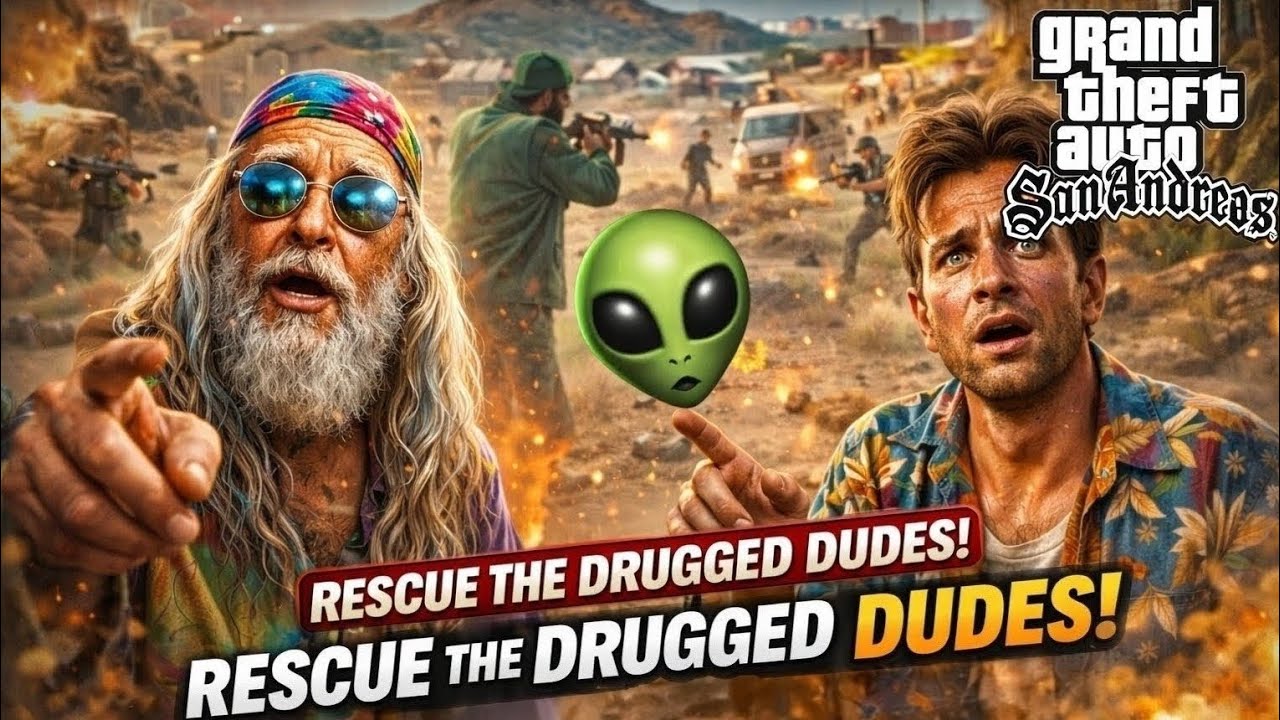 ALIENS IN GTA?! 👽😱 Don Peyote Mission – GTA San Andreas Part 71
