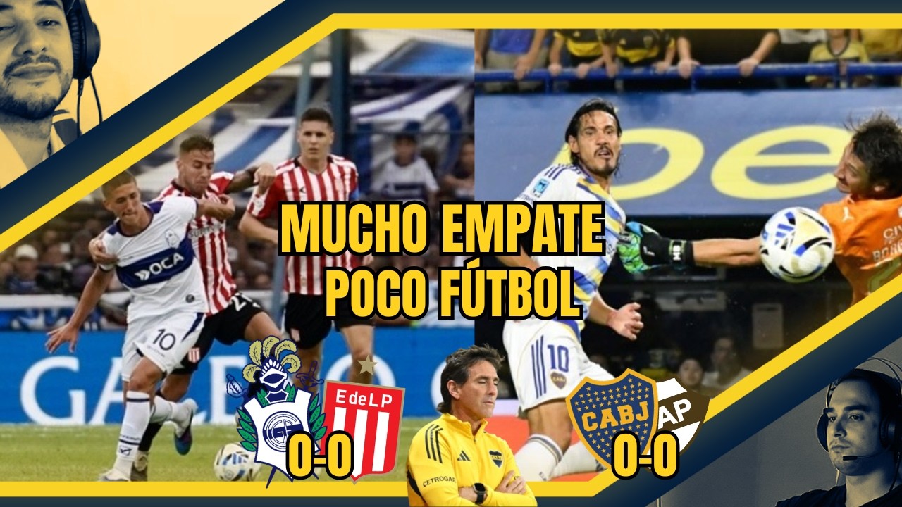 BOCA SIGUE EN DEUDA y el CLASICO a PURO NERVIO | BOCA JRS 0-0 PLATENSE | GELP 0-0 EDLP