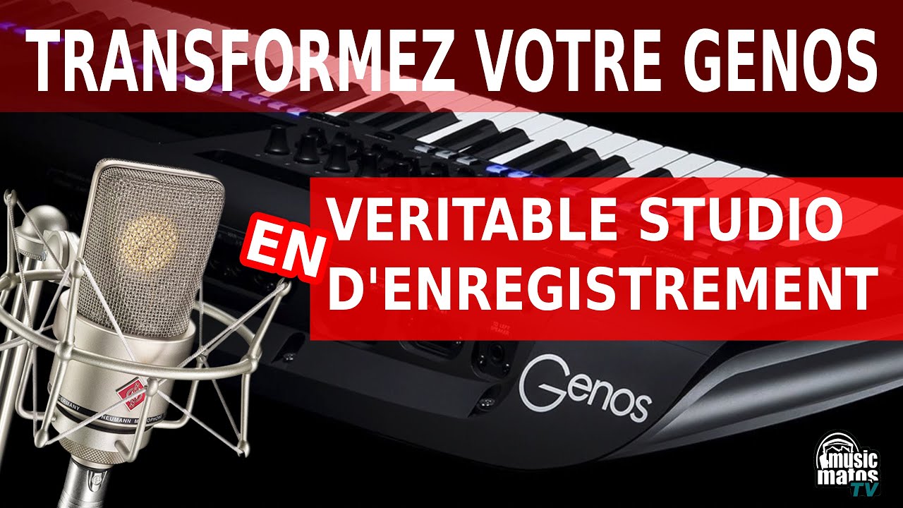 Utilisez votre Yamaha GENOS comme un Studio d'enregistrement