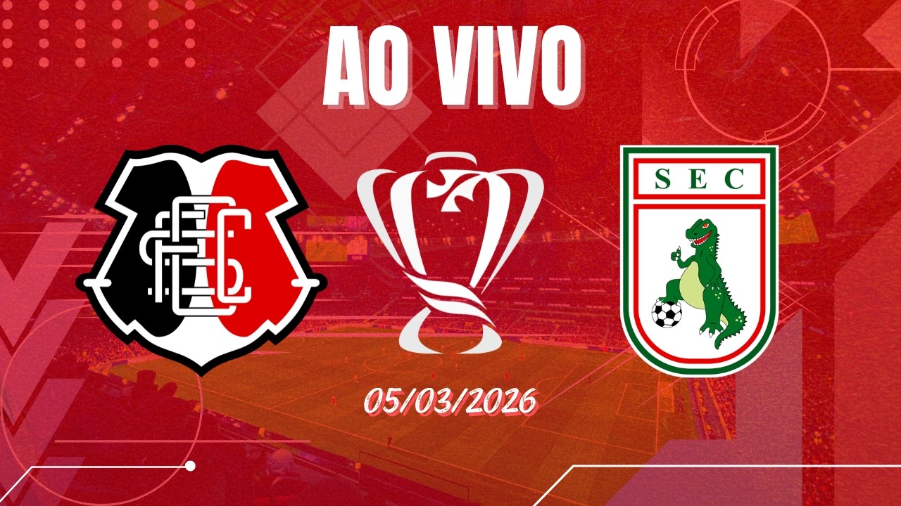 🔴 AO VIVO SANTA CRUZ x SOUSA-PB | COPA DO BRASIL 2026 2ª FASE