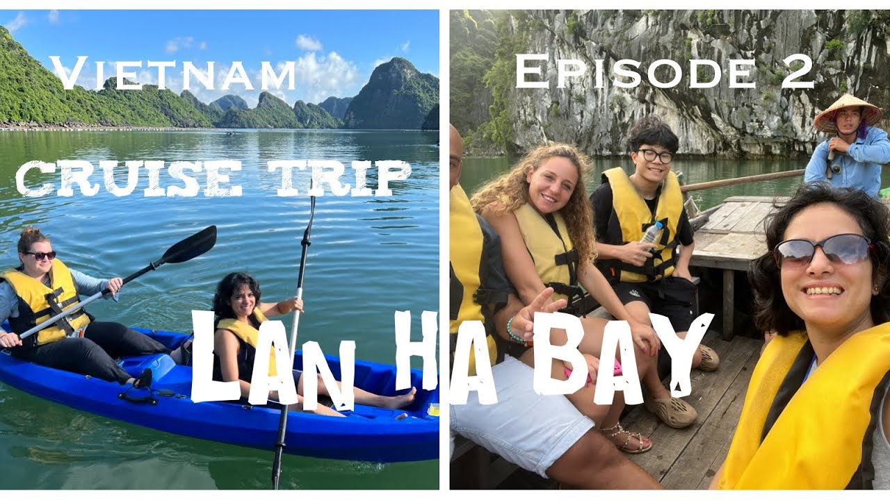 Lan Ha Bay cruise trip- 2 days one night mid range cruise #halongbaycruise #lanhabay #vietnam