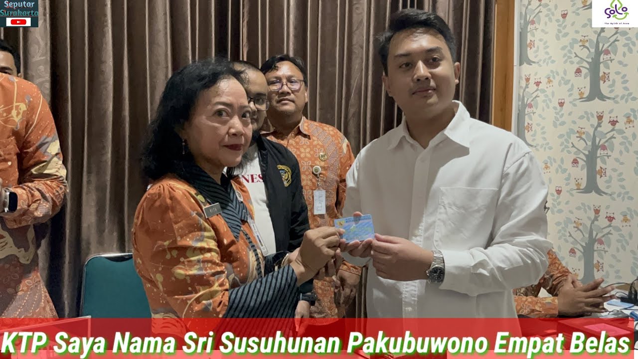 PB XIV Purbaya Melawan Gusti Moeng, Nekat Resmi Ganti Nama KTP Sri Susuhunan Pakubuwono Empat Belas 