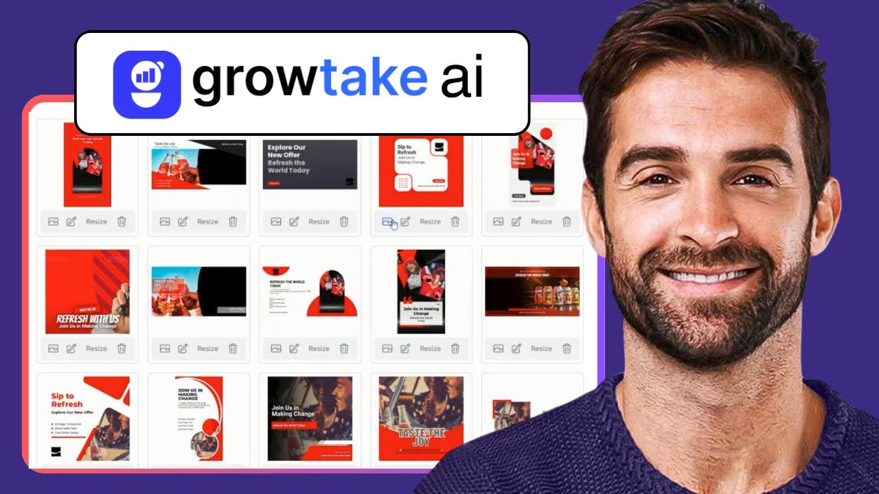 How to Create Stunning Commercial Ads in Minutes Using GrowTake AI! (No Design Skills Needed)