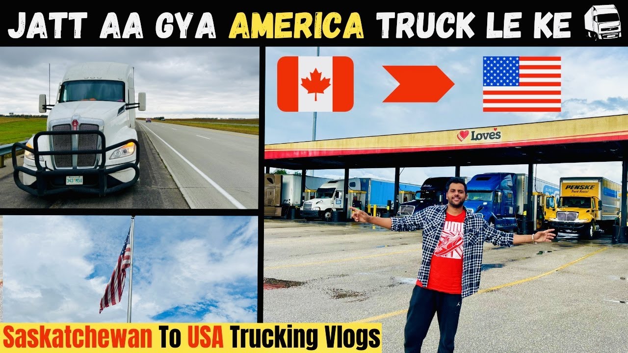 Saskatchewan 🇨🇦 To Florida, USA 🇺🇸 Truck Trip 🚛 || Going to America for Second Time