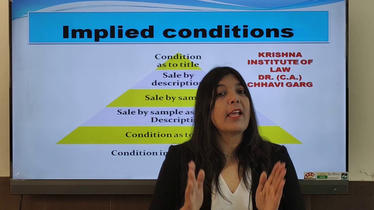 Implied Condition under Sale of Goods Act
