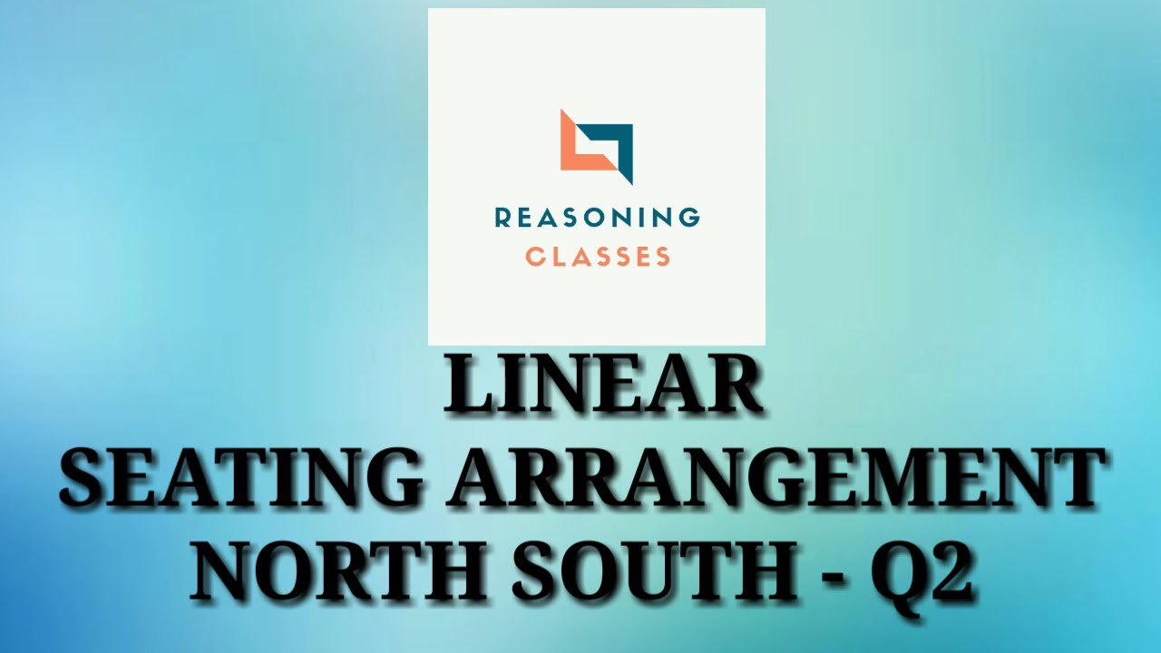 LINEAR  SEATING ARRANGEMENT (8 PEOPLE FACING NORTH SOUTH IN ONE ROW ) - PART 2