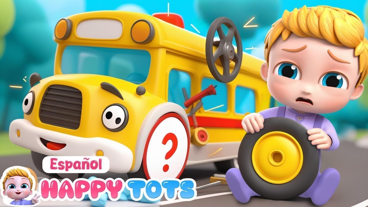 🔴Live - Las ruedas del autobús + Más canciones infantiles y rimas infantiles | Happy Tots