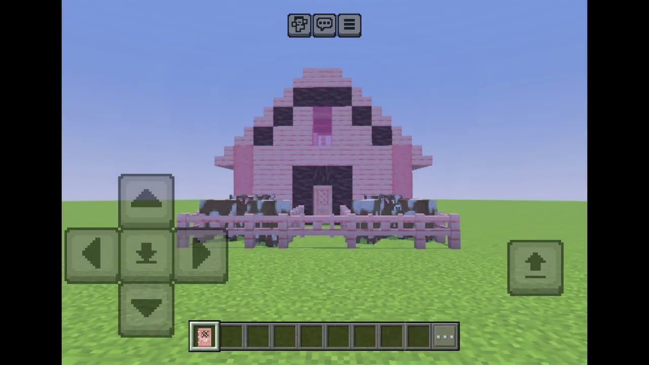 Minecraft - Building a Cherry Blossom Barn House (2009)