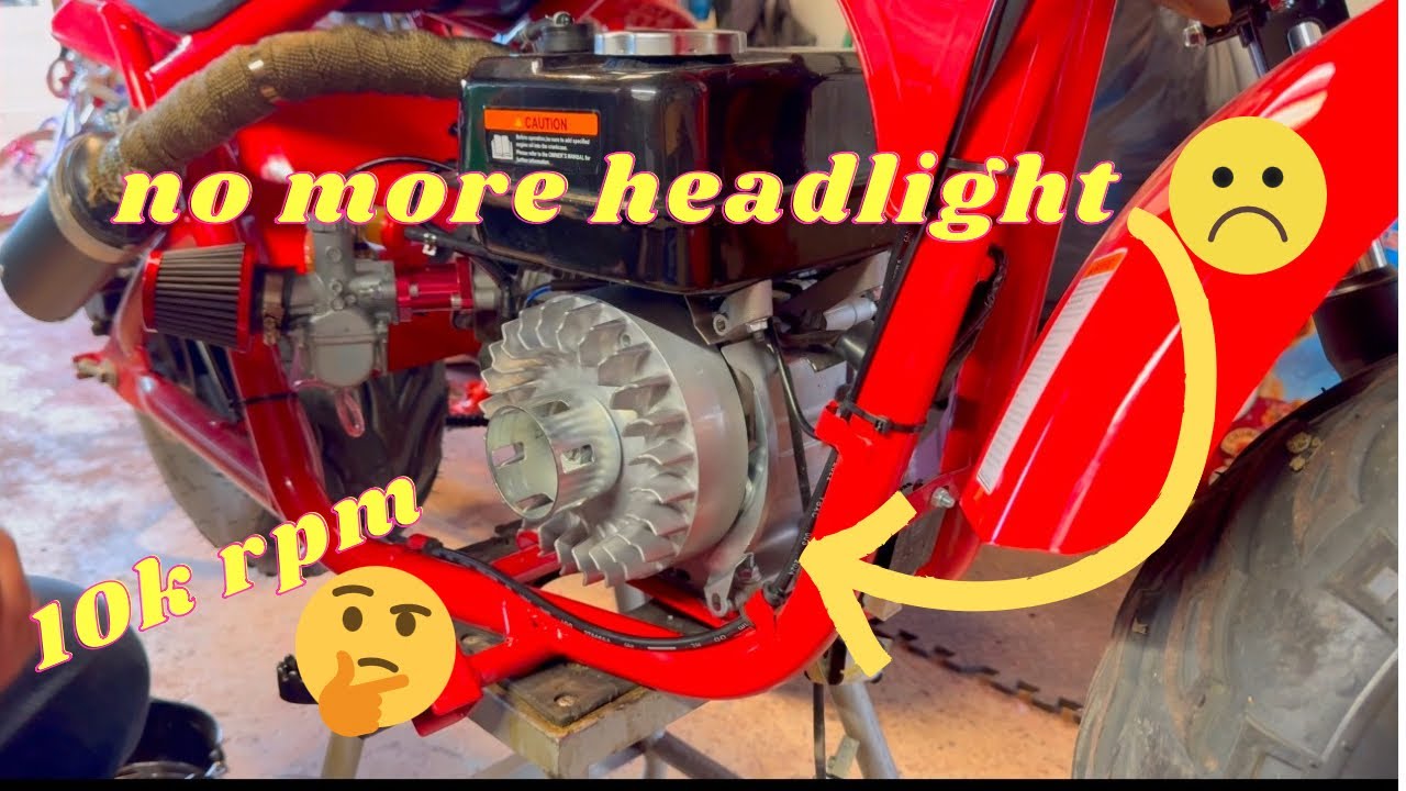 Coleman b200r 22lb valve spring and upgraded flywheel installation