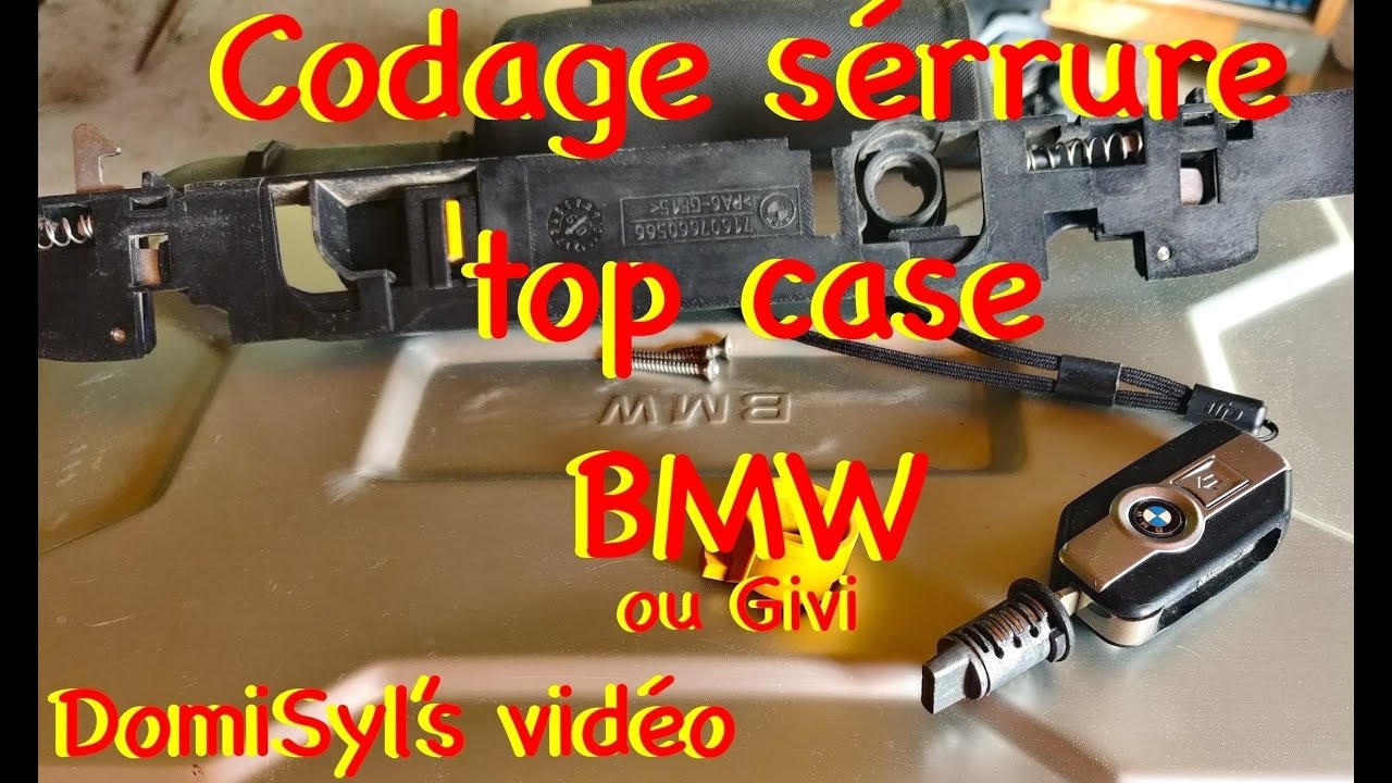 Codage serrure top case BMW