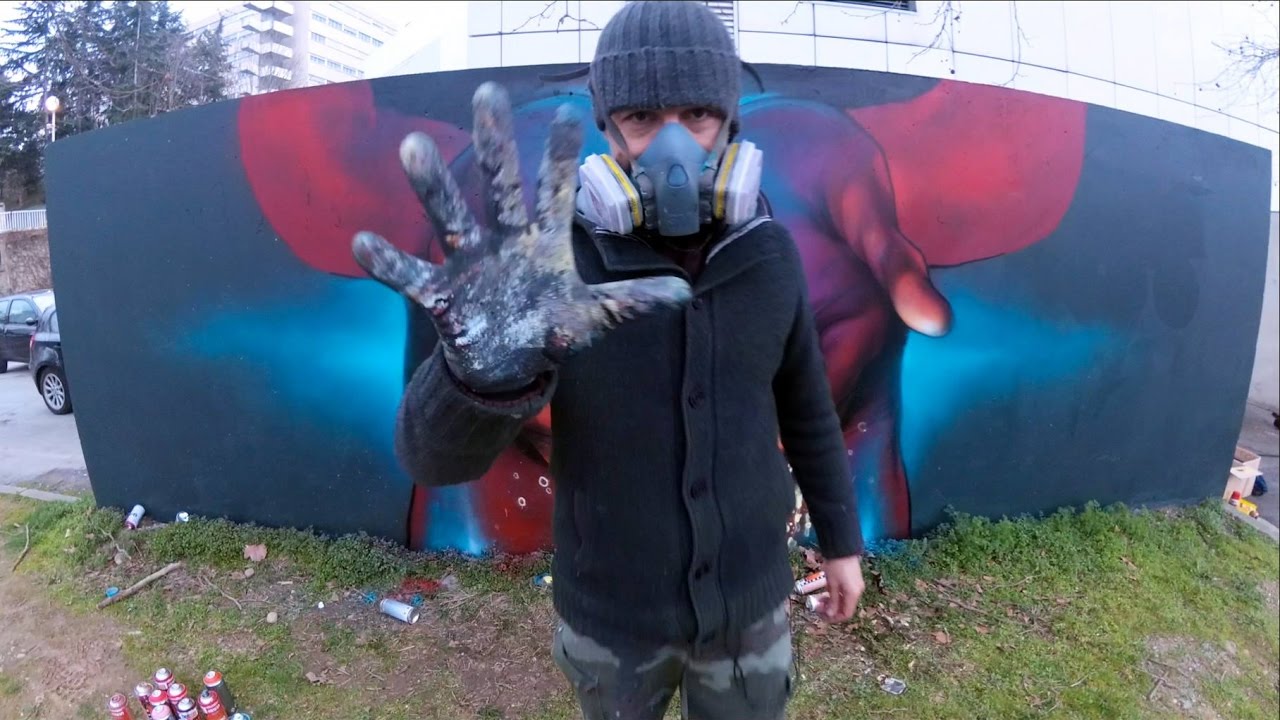 Snake Graffiti - Street art Graff (Fresque murale Toulouse)