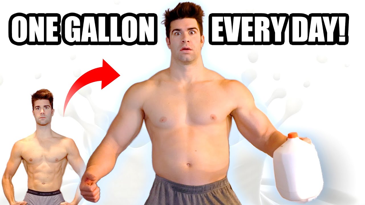 I Drank 1 GALLON of WHOLE MILK Every Day For A Week - G.O.M.A.D.