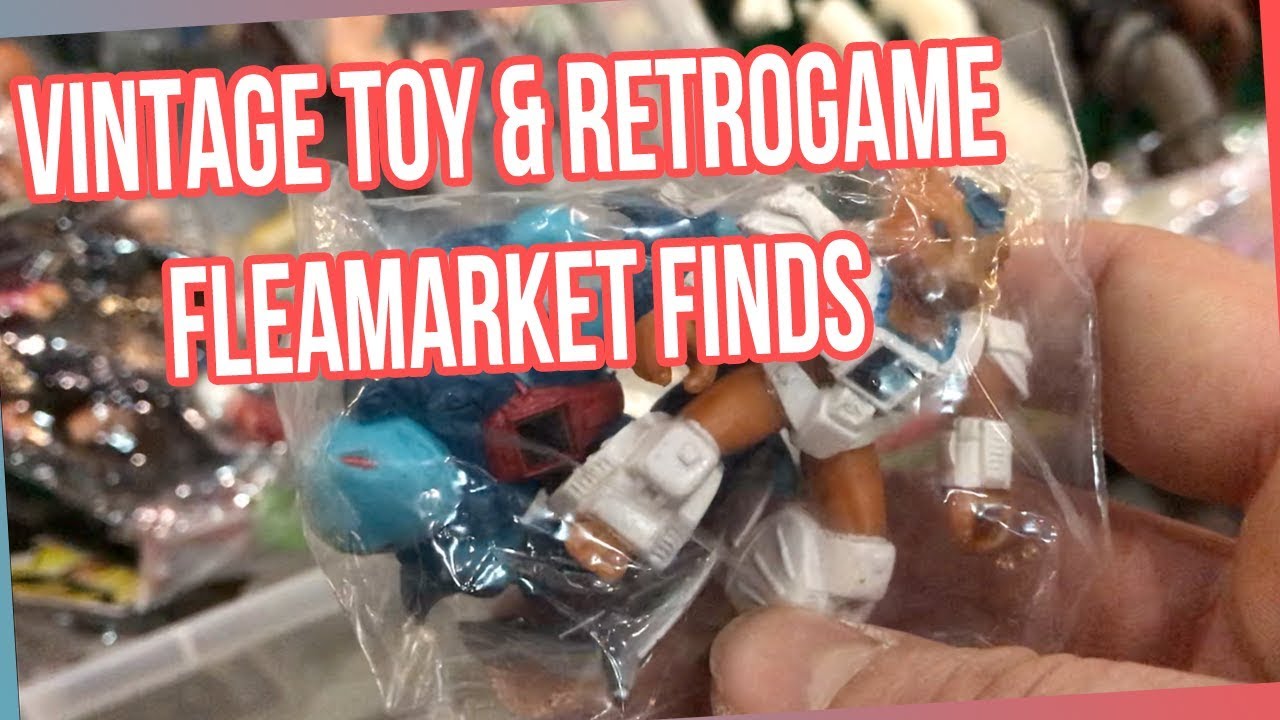 Flea Market Game & Toy Hunting! Transformers, Sega Master System, Movie posters, Battle Beasts