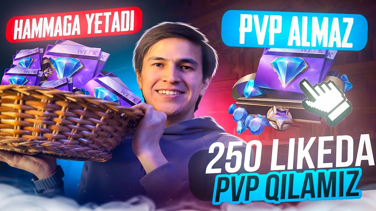 250 LIKE ALMAZLI PVP GOMI?|MLBB
