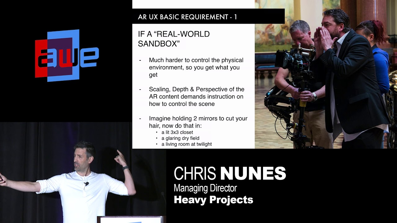Chris Nunes (Heavy Projects): AR UX that makes you cry, or laugh