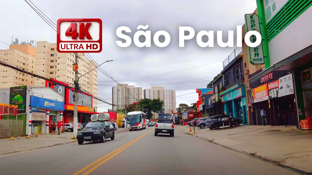 🇧🇷 Jaraguá até Parque São Domingos • São Paulo 4K