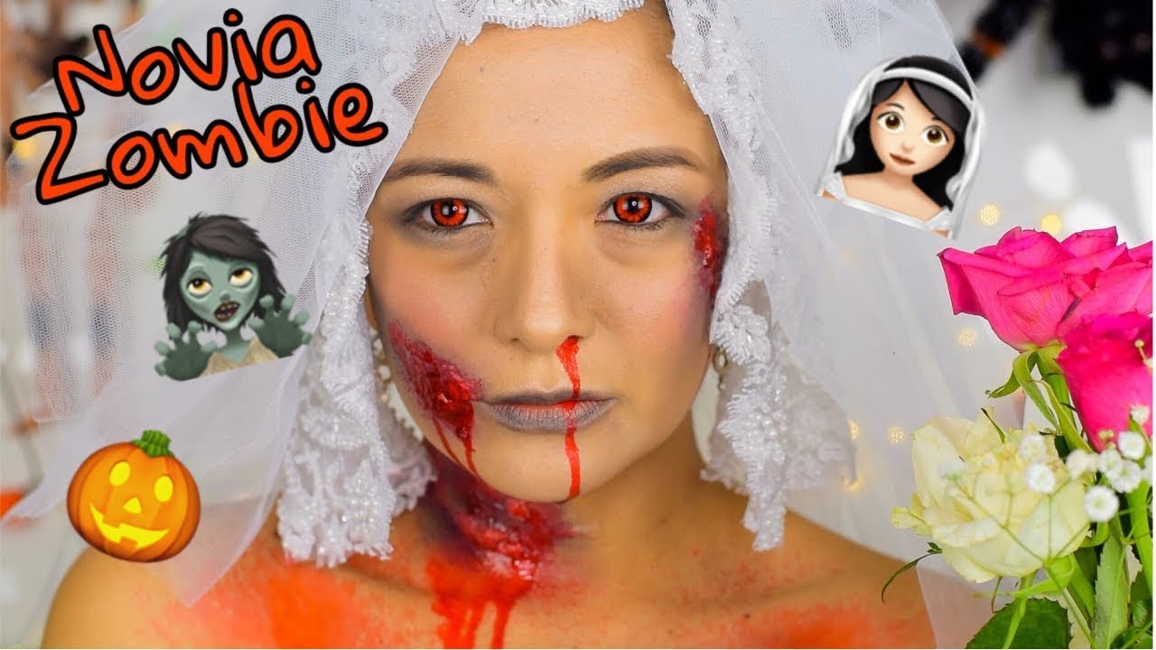 NOVIA ZOMBIE-MAQUILLAJE FACIL PARA HALLOWEEN🎃👻🎃👻