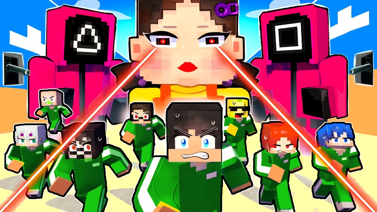 イカゲームをみんなでクリアするマインクラフト【 マイクラ / マインクラフト 】