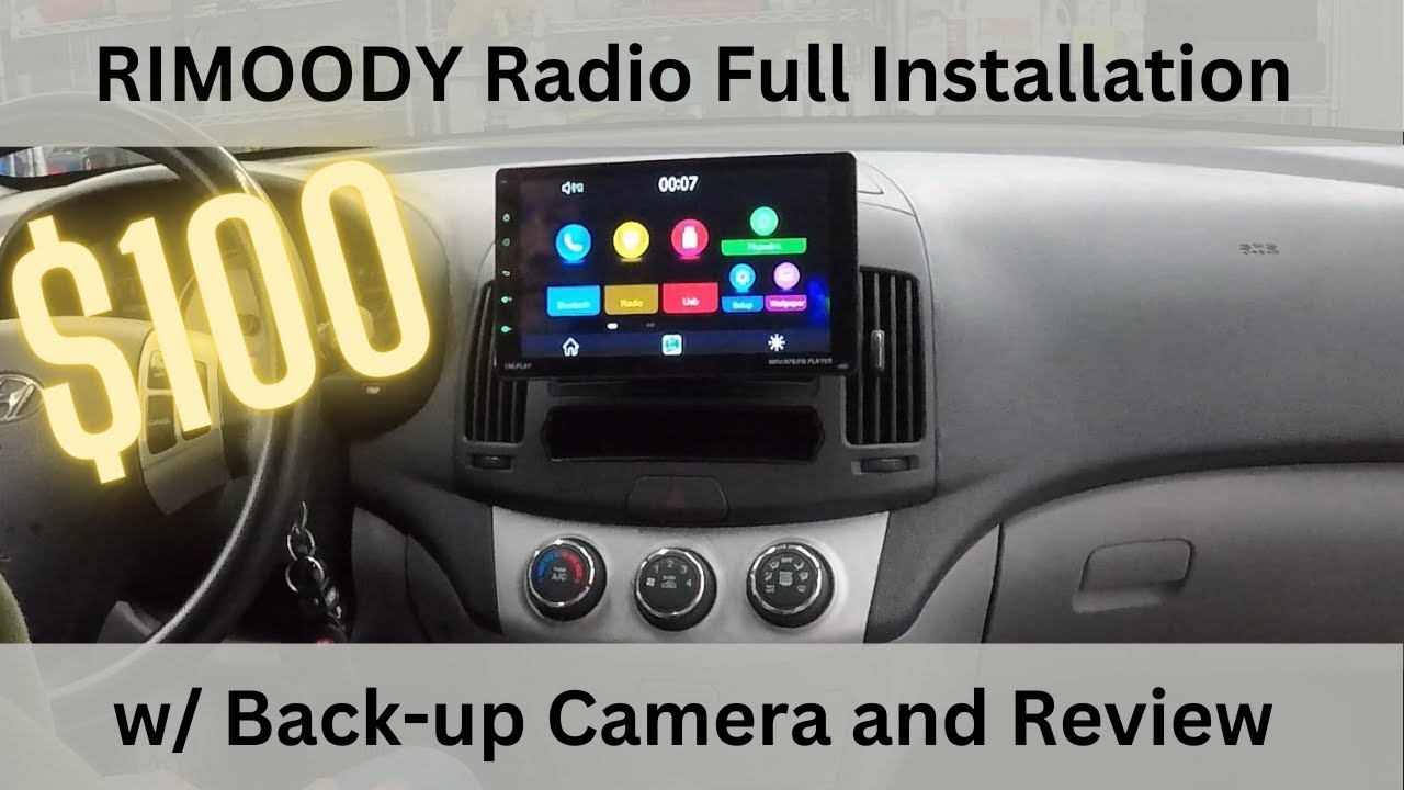 $100 Amazon RIMOODY Radio: A Look at the Installation and Features, in a 2009 Hyundai Elantra