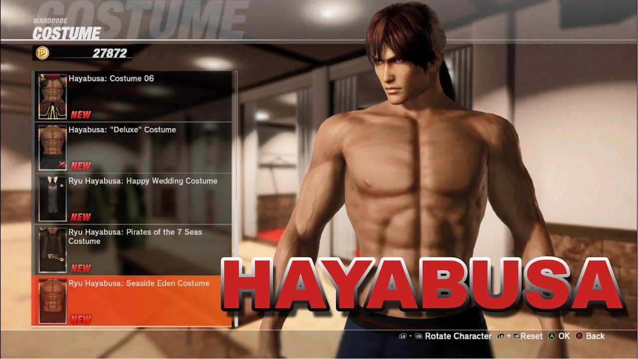 Dead Or Alive 6 - HAYABUSA All Costumes & Hairstyles (new update)