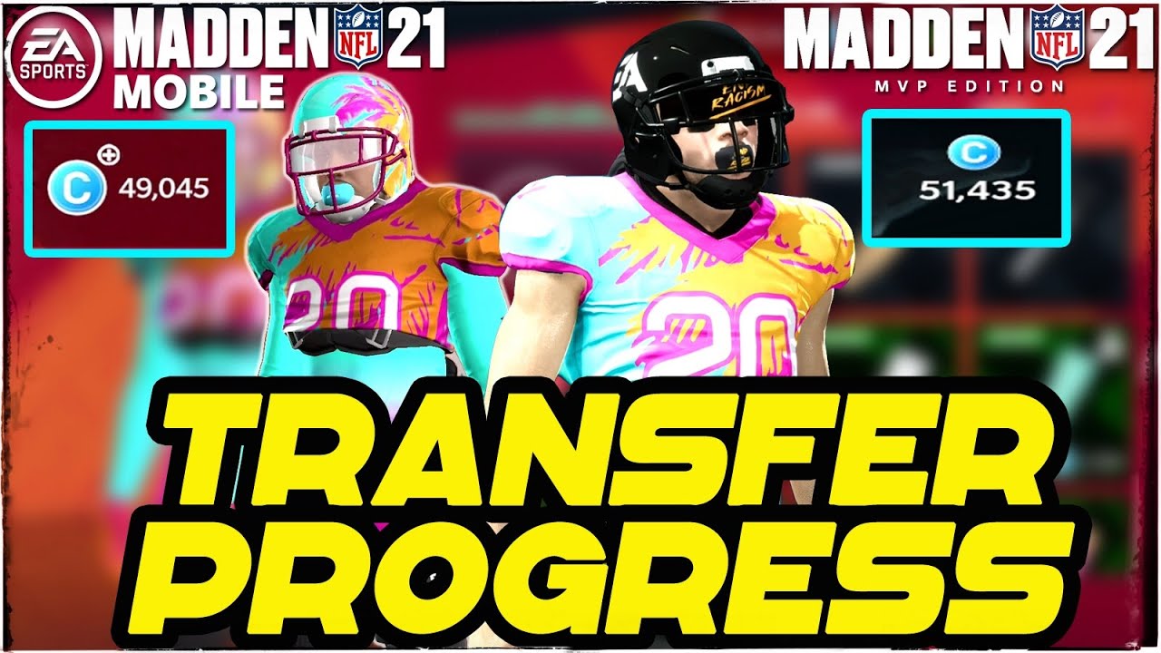HOW TO TRANSFER YOUR MADDEN MOBILE 21 THE YARD ACCOUNT TO MADDEN 21