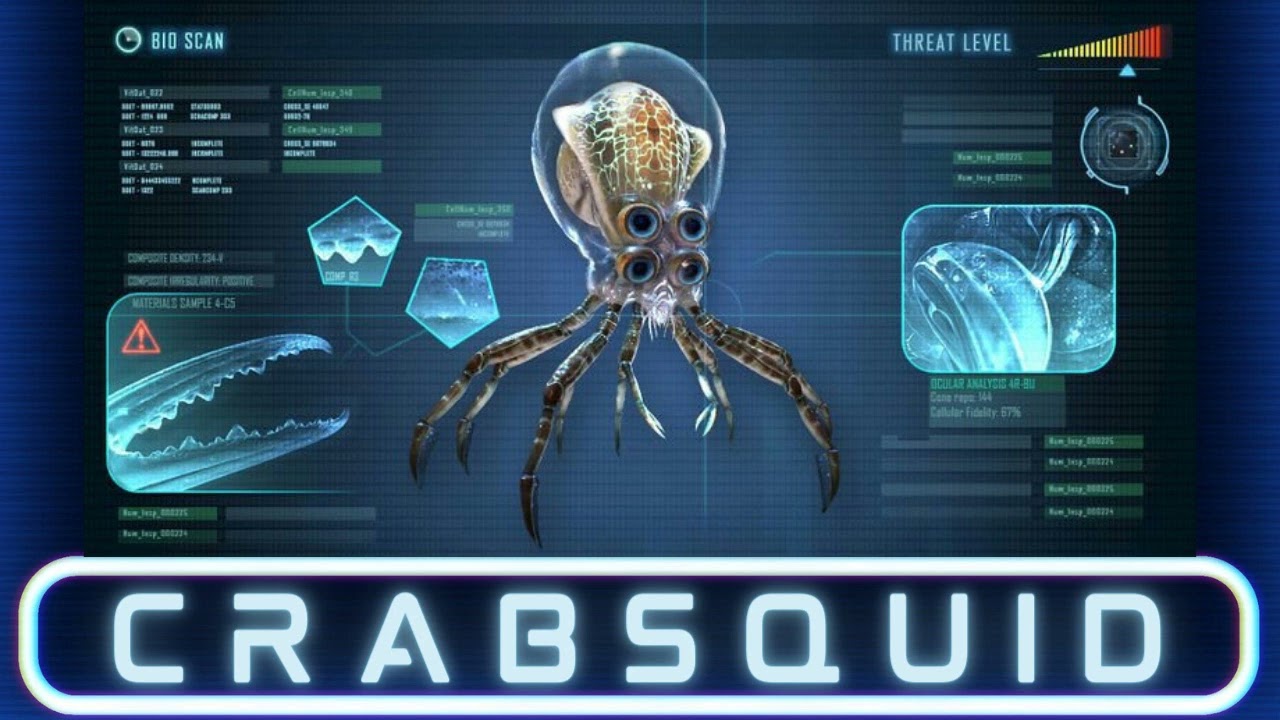 Data Bank: Crabsquid | Subnautica ASMR