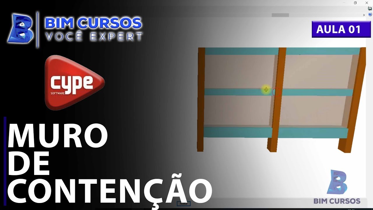 Aula 01 - Muro de contenção Cypecad 2019 - BIM CURSOS