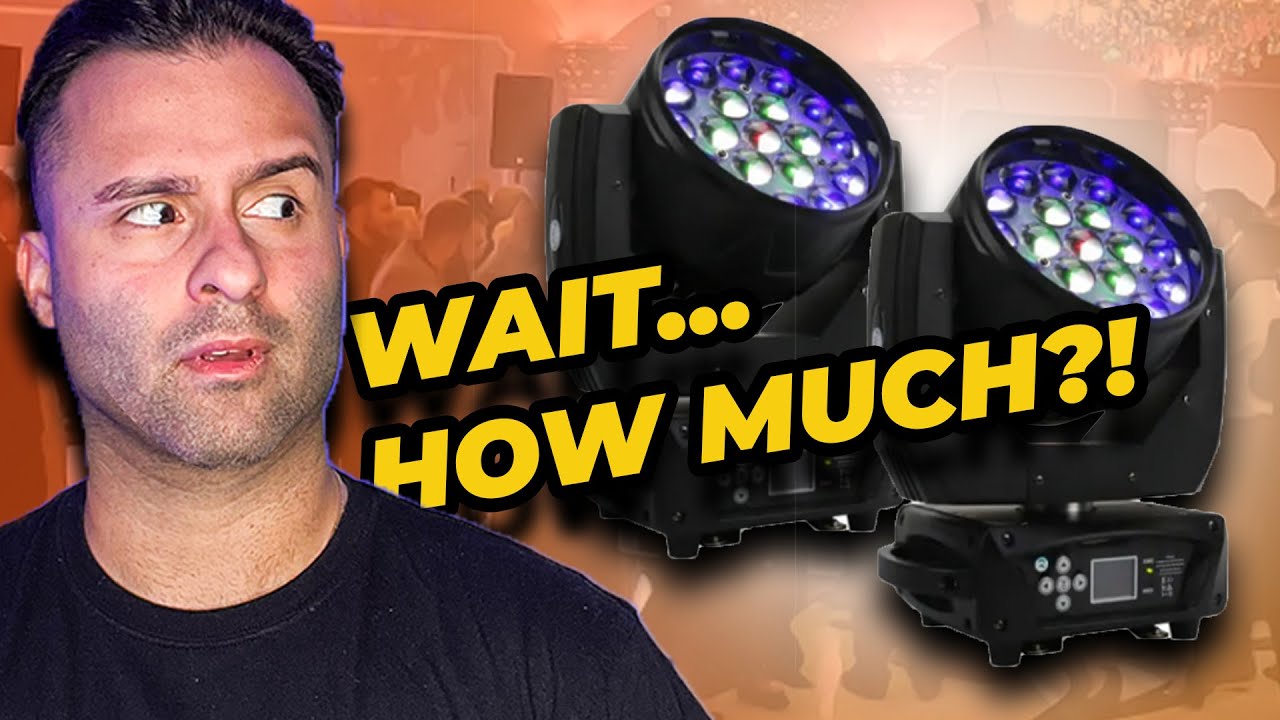 I Used $250 Lights At My Friend's Wedding....(SHEHDS 19x15 WASH & ZOOM REVIEW)