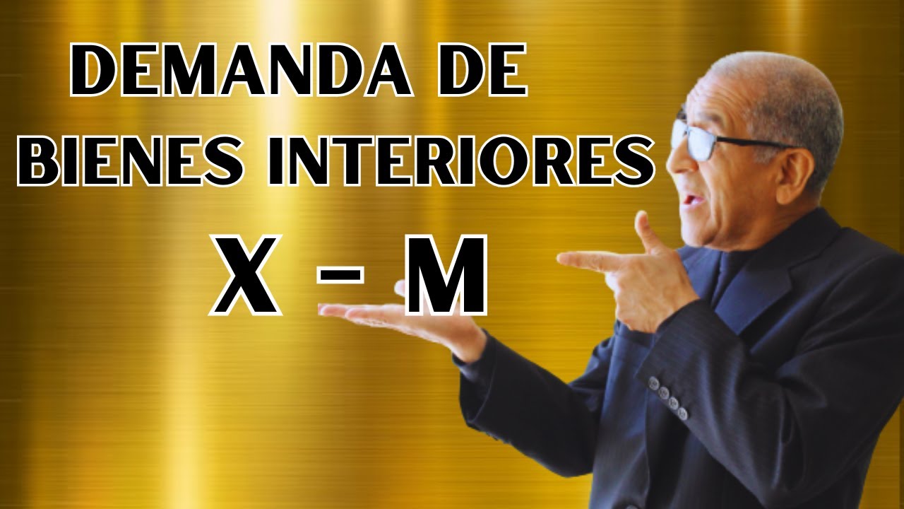 *Demanda en mercado de BIENES INTERIORES Economía ABIERTA  Macromedia Macroeconomia en Youtube