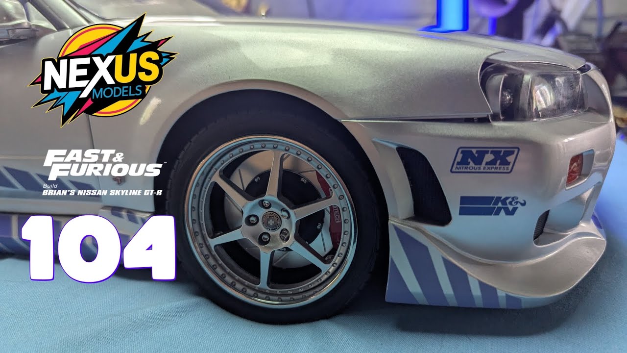 Fanhome Build The Nissan Skyline GT-R - Issue 104 (from 2 fast 2 furious)