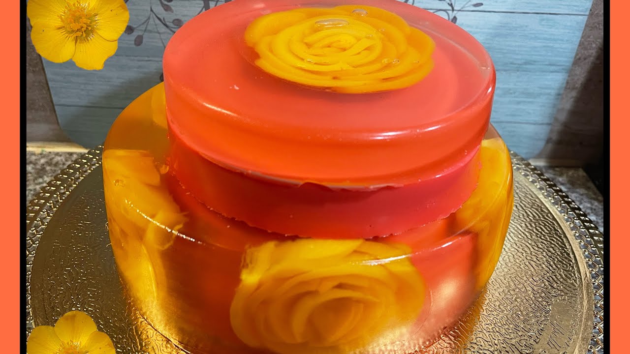 💥GELATINA FLORES 🌼 de DURAZNO ENCAPSULADAS|| POCOS INGREDIENTES|| SIN MOLDES ESPECIALES 💵