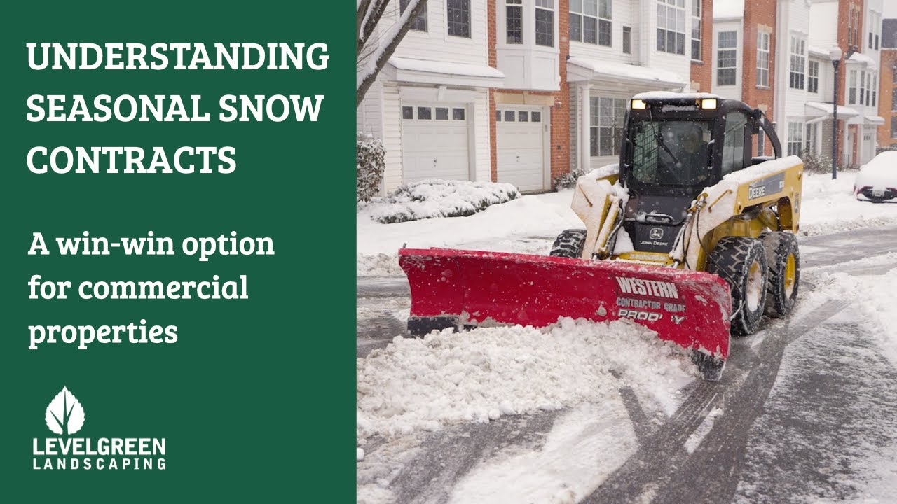 Are Seasonal Snow Removal Contracts Best? Level Green Landscaping