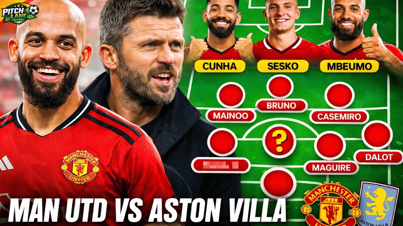 CARRICK BỊ DỒN VÀO GÓC TƯỜNG | TRẬN GẶP ASTON VILLA CÓ THỂ ĐỔI CẢ MÙA GIẢI MANCHESTER UNITED