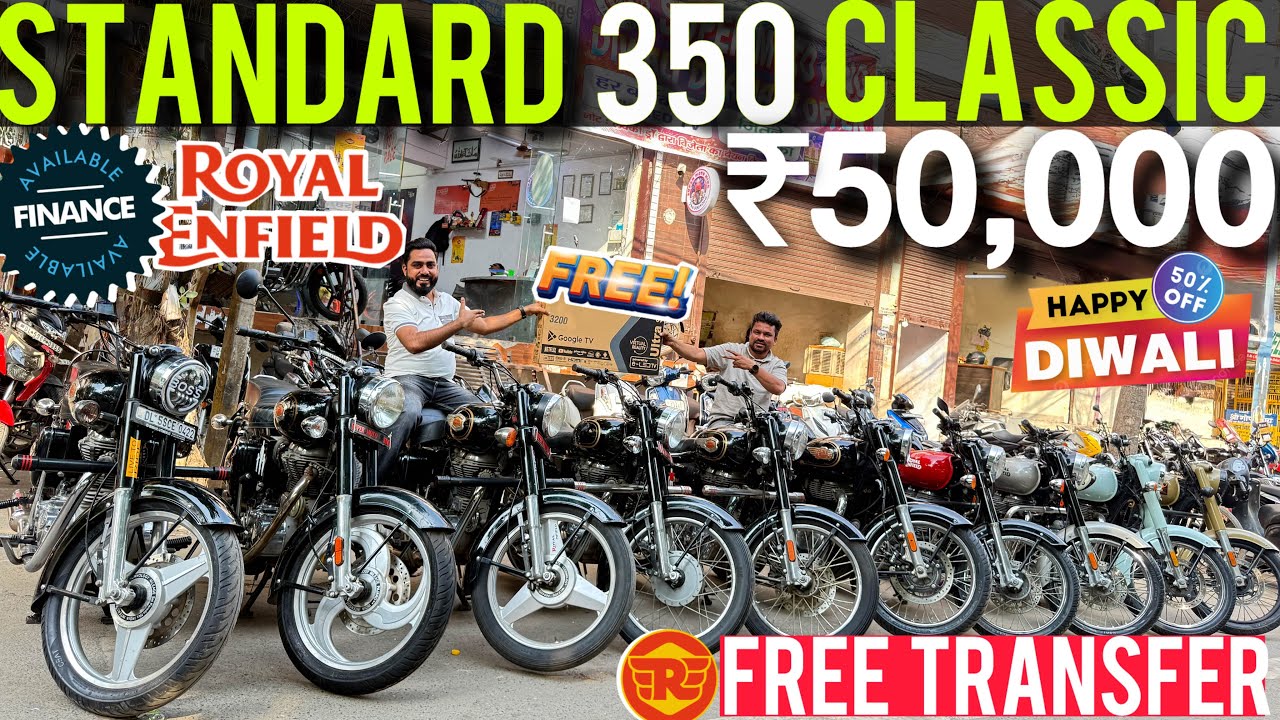 Buy used Bullet Standard for just Rs 50,000/-Cheapest used bullet bikes market l Super moto king 🔥