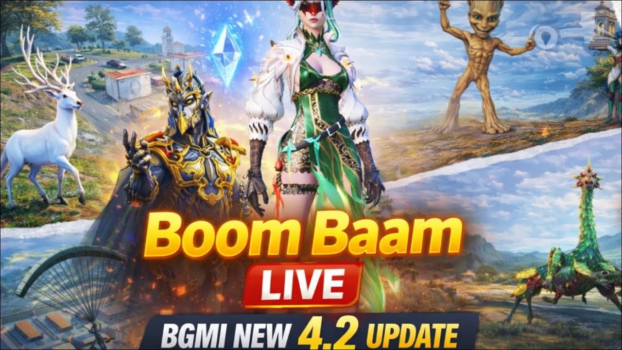 💥Day - 5 Solo Rank push to Top 40 🫡 | Boombaam Live🔥 #bgmi #bgmilive